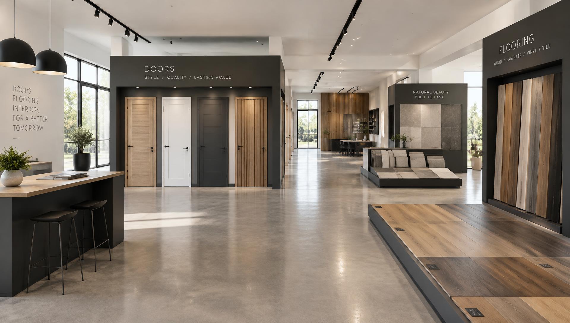 Vista panoramica dello showroom Kasa Design